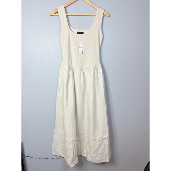 J.Crew Drop-waist mixy‎ dress Natural Size XS NWT - Picture 3 of 8